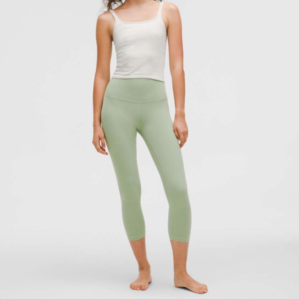 Lululemon Align High-Rise Crop 23" Legging (Size 0) in Palm Court